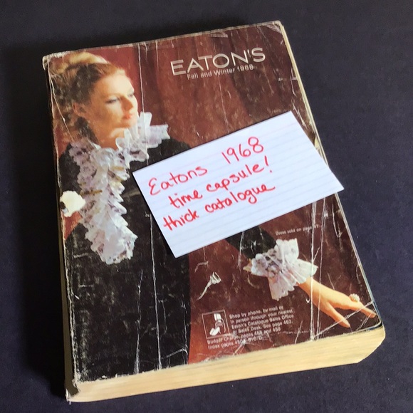 Vintage 1968 catalogue Eatons fall & winter
Damaged covers but fun time capsule - Picture 2 of 12